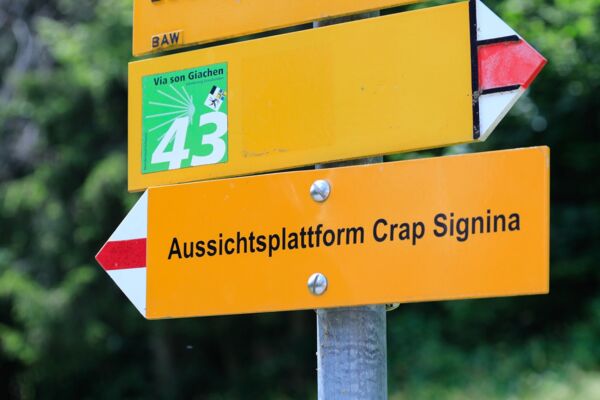 Angebot Krebsliga Graubünden: Natur pur - gekrönt von eindrucksvoller Aussicht
