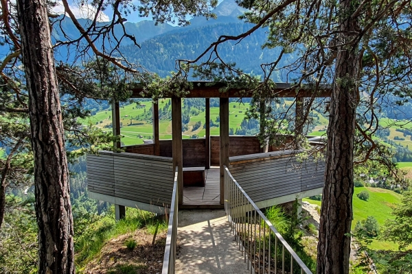 Angebot Krebsliga Graubünden: Natur pur - gekrönt von eindrucksvoller Aussicht